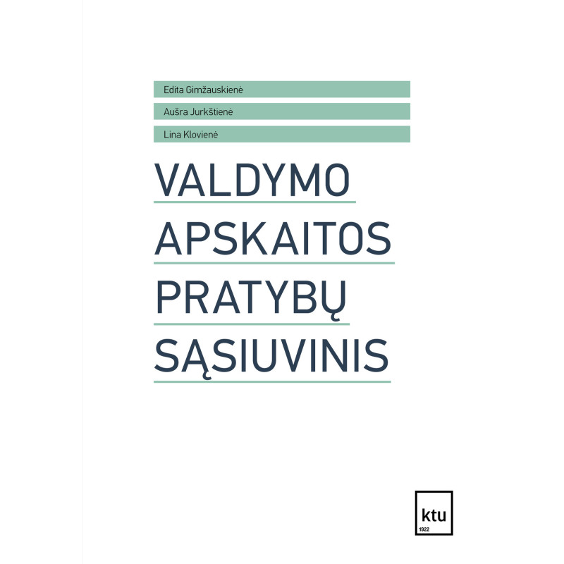 Valdymo apskaitos pratybų sąsiuvinis